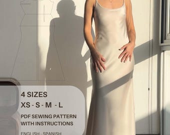 Sewing Pattern Diana Bias-Cut Dress