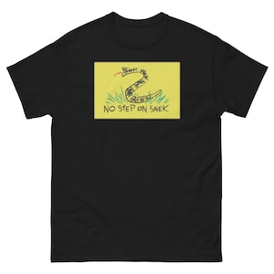 Unisex &quot;No Step on Snek&quot; Parody Tee - Classic Cotton T-Shirt