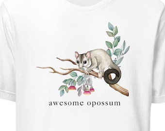 Opossum Shirt Opossum Shirt Opossum T Shirt Weird Stuff Ironisches Shirt witziges Shirt Weird Tier Shirt Opossum Geschenk Unisex Shirt