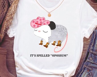 Coastal Cowgirl Opossum Shirt: Western Yeehaw Tee
