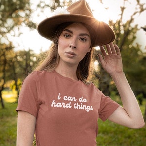 I Can Do Hard Things Shirt, Self Love Affirmation Shirt, Manifesting Shirt, Motivational Shirt, Meditation Shirt, Positive Affirmation Shirt