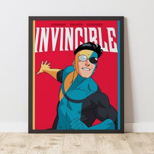 Póster personalizado de traje nuevo e invencible