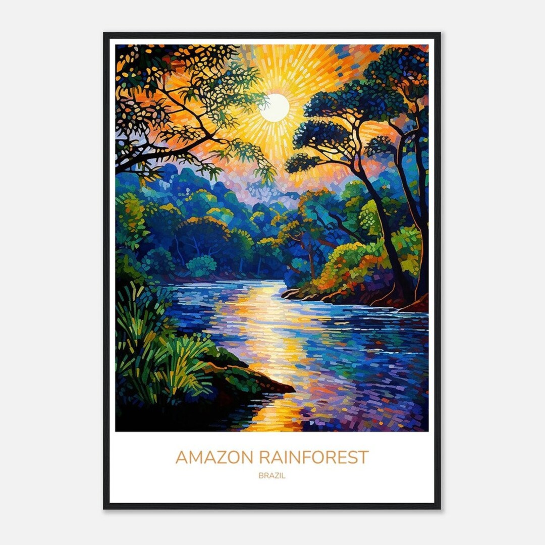 Amazon Rainforest Wall Art Dive Deep Into the Heart of the Etsy