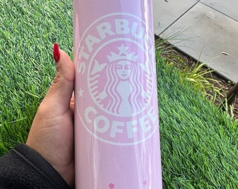 Tumbler Pink Coffee Starbucks Style