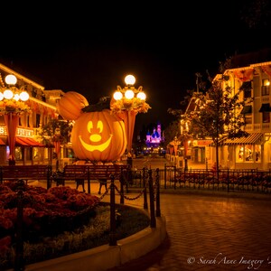 Disneyland’s Main Street Halloween Pumpkin
