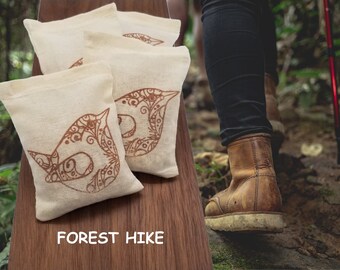 Forest Hike Scented Sachets - Set of 4 Air Freshener Wedding Party Favor Housewarming Office Gift