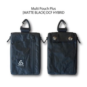 EDC 5-Pocket Multi Pouch PLUS (Matte Black) Dyneema Composite Fabric HYBRID wallet