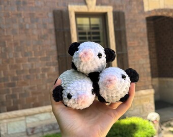 Peluche de zarigüeya de ganchillo / Peluche hecho a mano