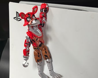 Nightmare Foxy - Five Nights At Freddy’s 2 Movie - FNAF 4 - Adjustable Mouth - Nightmare Sensory Display Figure FNAF