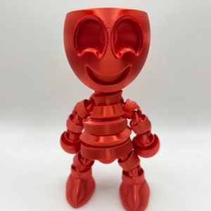 Gangle com cabeça grossa - The Amazing Digital Circus 6” - Brinquedo sensorial/fidget impresso em 3D