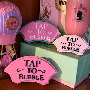 Botón de burbuja táctil de Glinda (se vende por separado) / Wicked For Good / Modelo de exhibición de Ariana Grande Glinda / Inspirado en Ariana Glinda