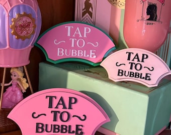 Glinda (Large) Tap to Bubble Button (Each Sold Separately) | Wicked For Good | Ariana Grande Glinda Display Model | Ariana Glinda Inspired