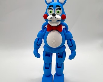 Toy Bonnie Five Nights At Freddy's 2 Movie FNAF 2 Flexi Model - Full Body Articulated Display Figure