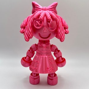 Ragatha Doll - The Amazing Digital Circus 6” - 3D Printed Fidget/Sensory Toy - Rag Doll - Baby Doll