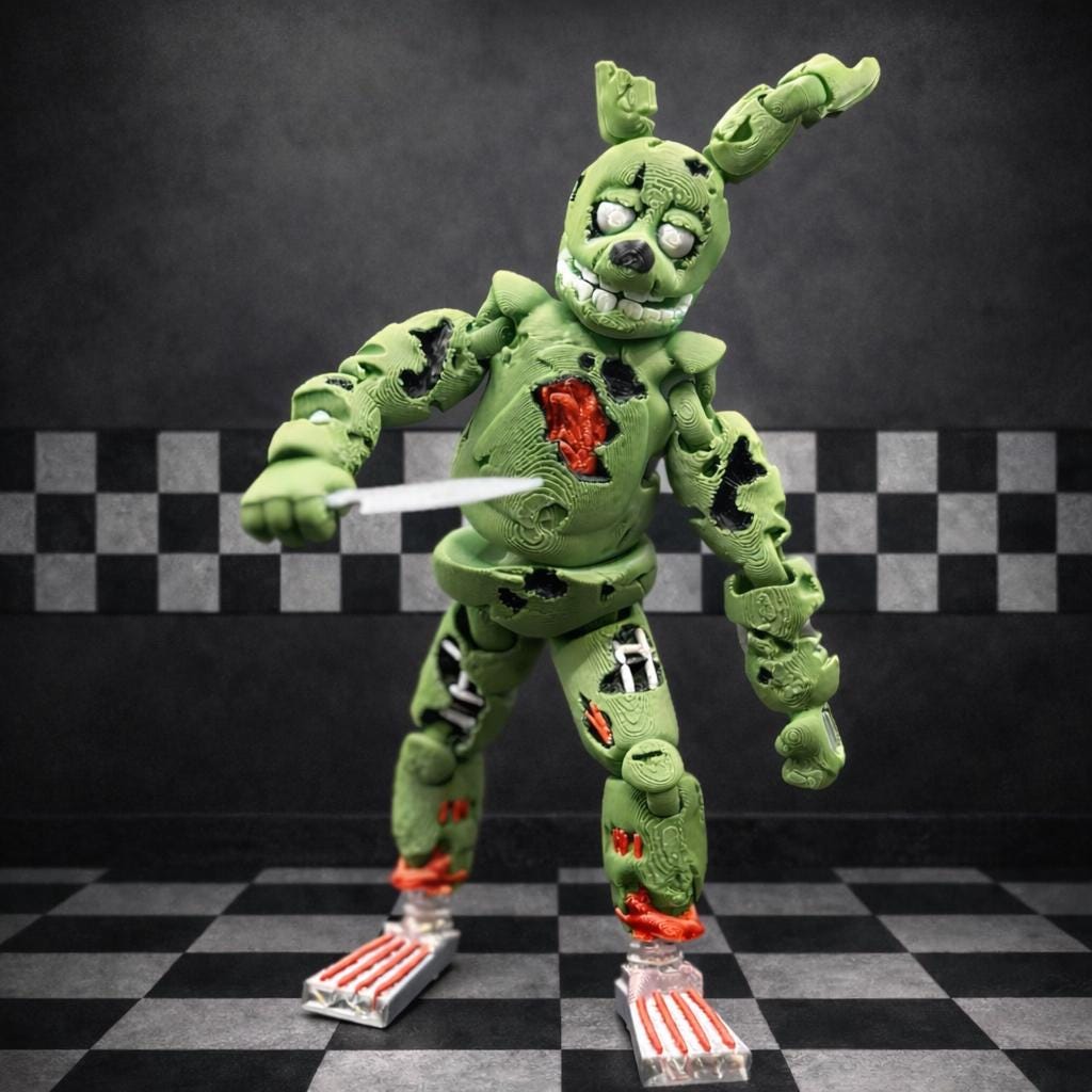 Springtrap figure - Etsy 日本