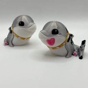 Jeff Shark Pup Skin 3D Printed Cute Game Inspo Figure (Each Sold Separately)