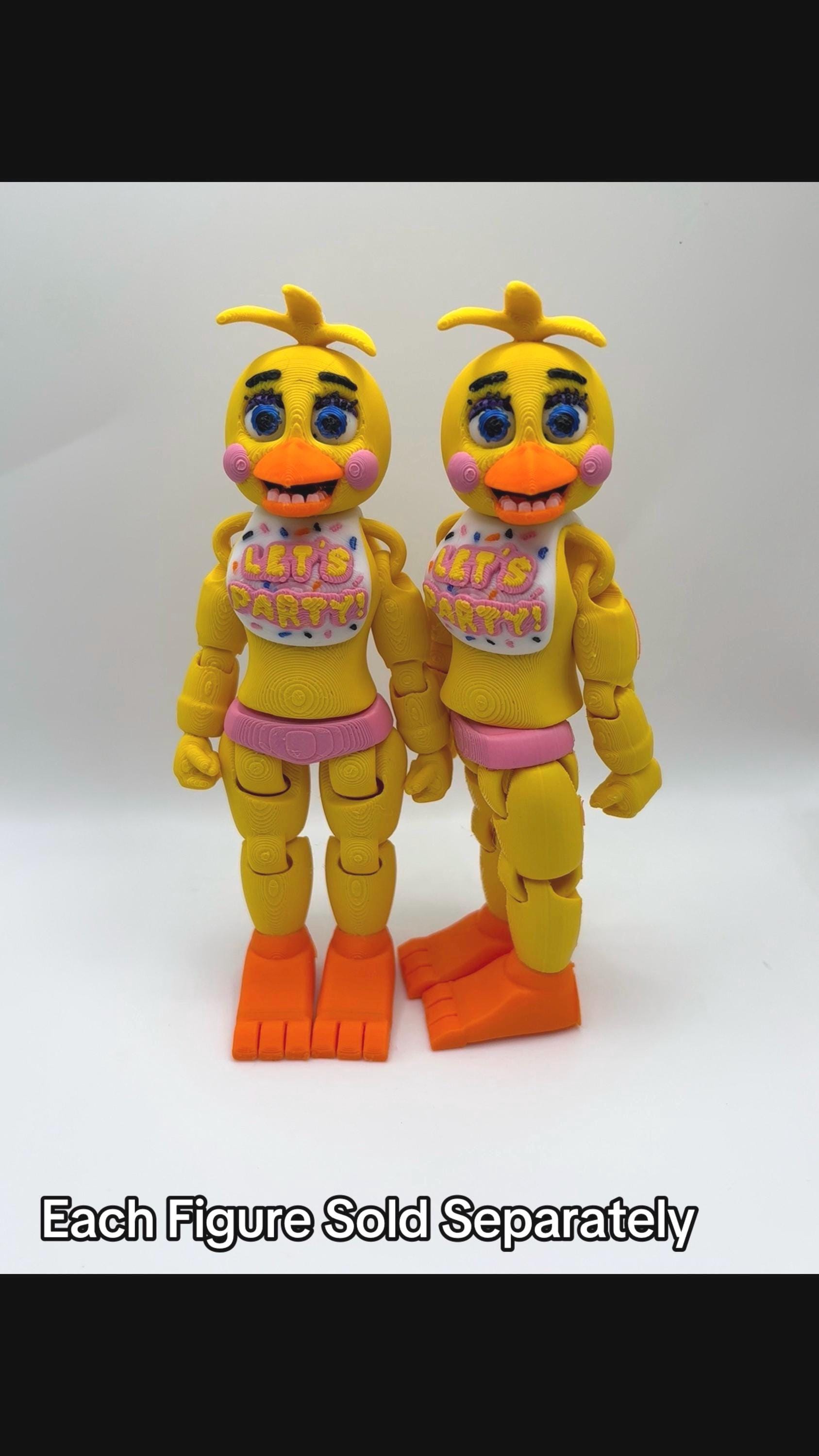 トイ・チカ FNAF 2 ムービー 可動フィギュア – くちばしあり/なし