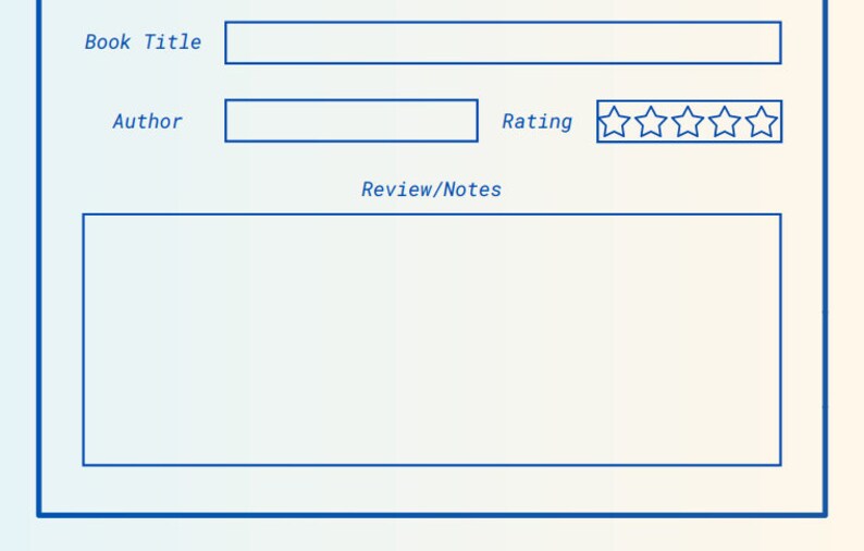 Review Log Printable Book Review Log for Homeschool or Classroom - Etsy