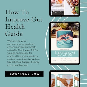 Gut Health Boost - 8-Page Guide to Improving Your Digestive Wellness