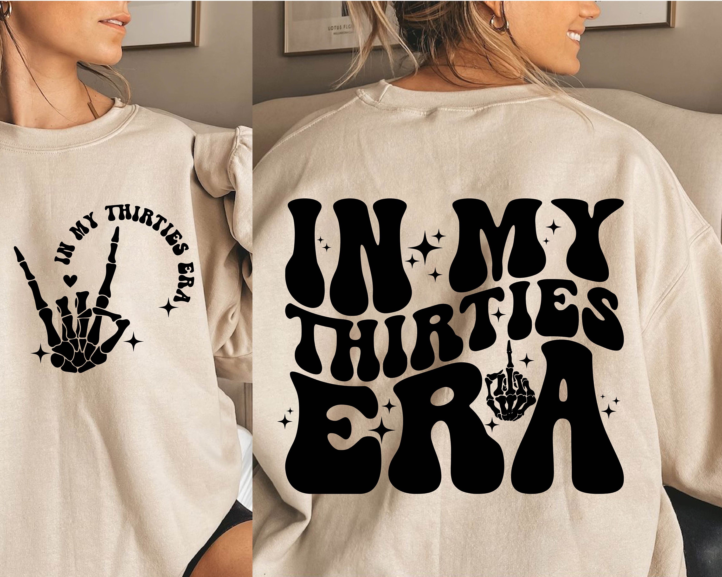 Geburtstagsbanner ‚In My Thirties Era‘ – 3 Meter, Glänzend, Für 30. Geburtstagsparty