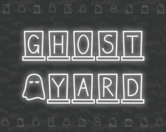 Ghost Yard Font - Handmade,Halloween,Party,Fun Font