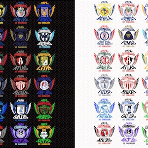 Vectors Papa Chingon football soccer Mexico League editable in Vectors
