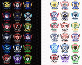 Vectors Papa Chingon football soccer Mexico League editable in Vectors