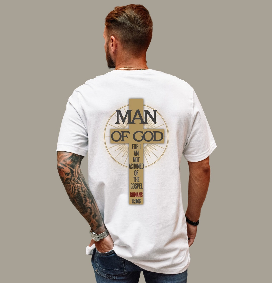 Man of God Shirtmens Christian Shirts Christian T Shirts - Etsy