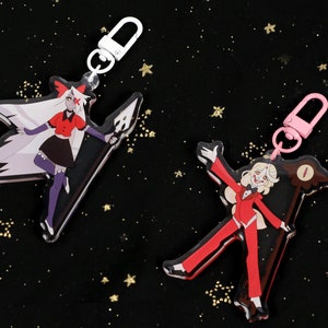 Charlie And Vaggie Keychains