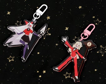 Charlie And Vaggie Keychains