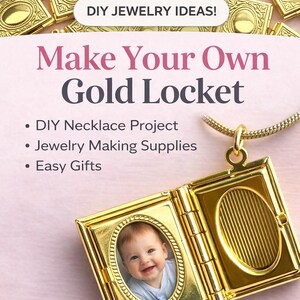 Gold Book Locket Charm for Necklace Book Charm for Jewelry Making Gold Locket Pendant Jewelry Supply Gold Journal Charm Gift for Book Lovers image 10