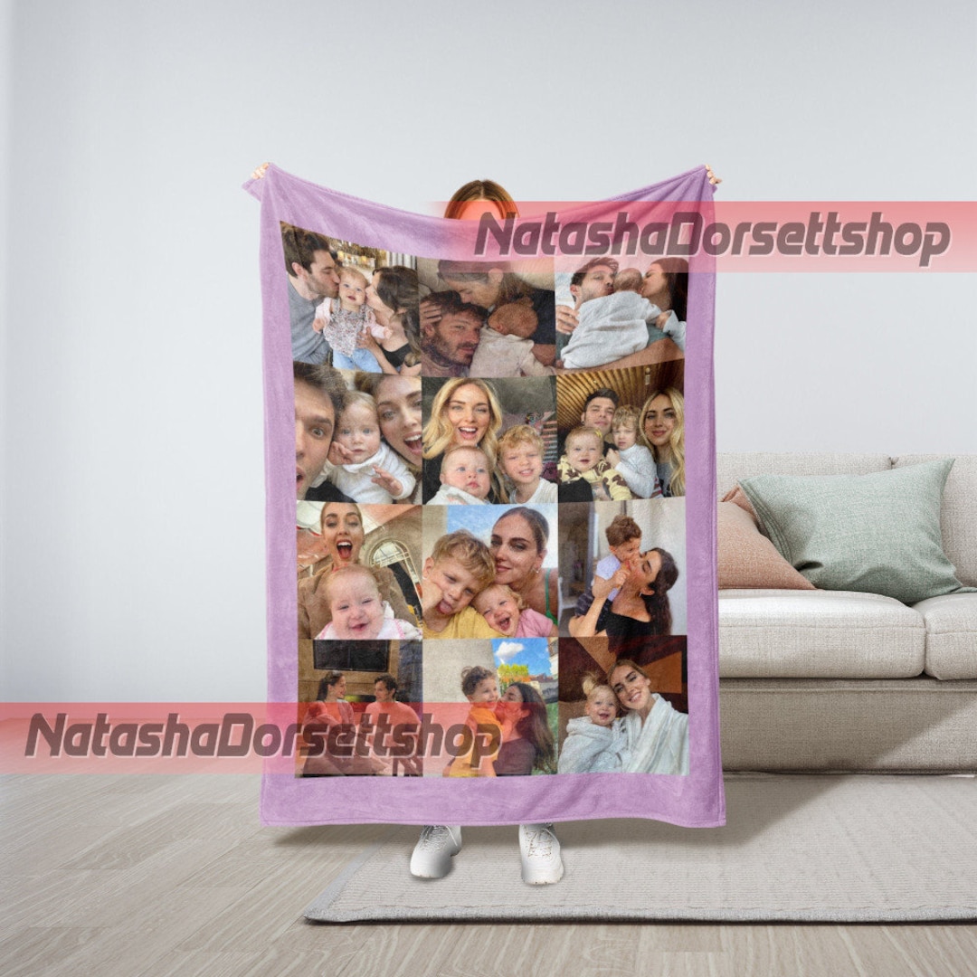 Custom Photo Blanket Collage Personalized Picture Blanket Etsy