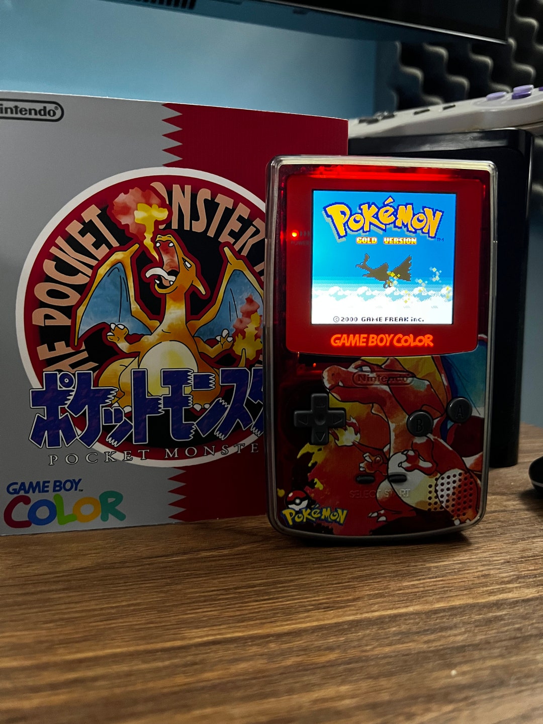 Charizard Gameboy Color XL IPS Screen - Etsy