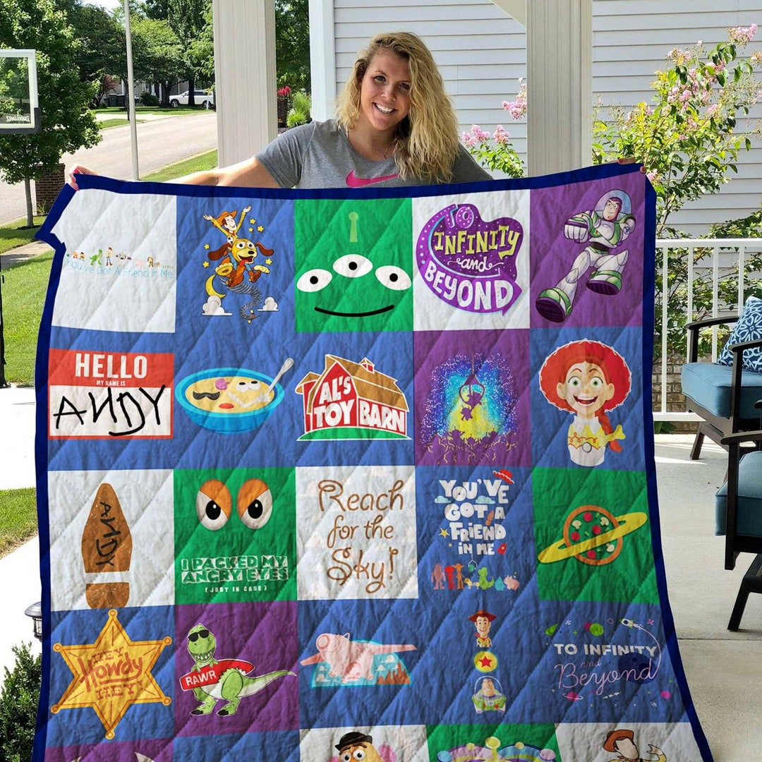 Toy Story Fleece Blanket Toy Story Blanket Toy Story Etsy