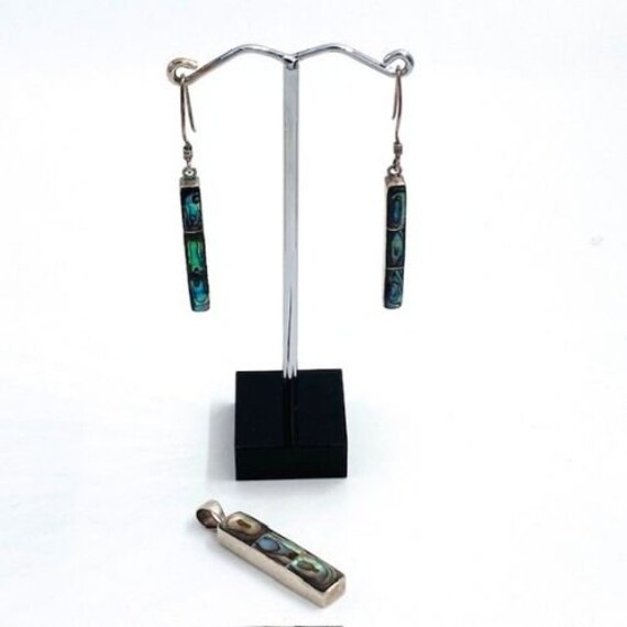 Natural Paua Abalone Shell Vintage Native America… - image 3