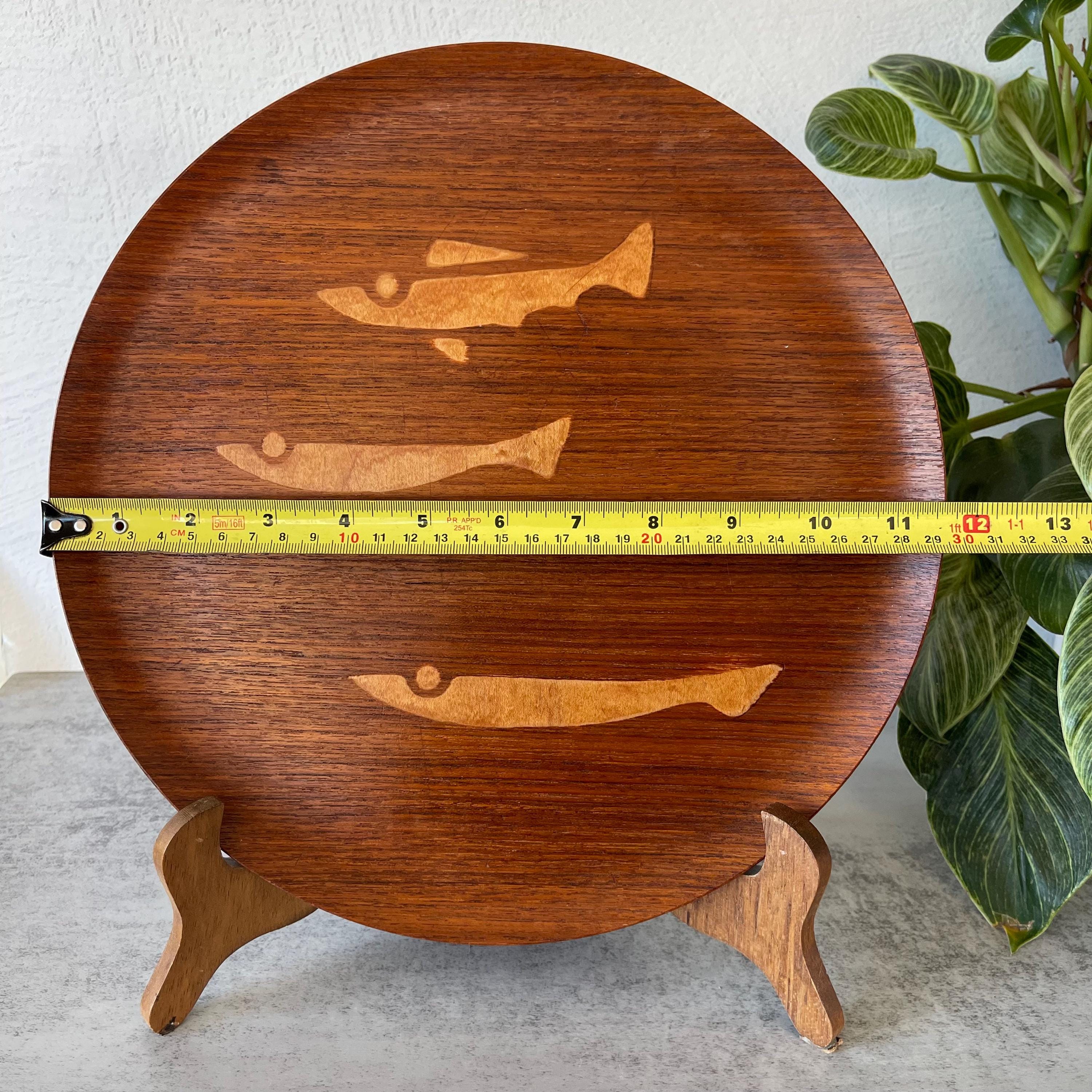 青峰重倫】プライウッド チークトレー ヴィンテージ ミッドセンチュリー