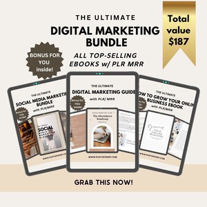 Done For You: The Ultimate Ebook Bundle l PLR ebooks l Private Label Rights l Master Resell Rights l Digital Marketing Guide l PLR MRR