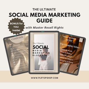 Done For You: The Ultimate Social Media Marketing Blueprint | Ebook Template |  Canva Template | Digital Marketing| Master Resell Rights PLR