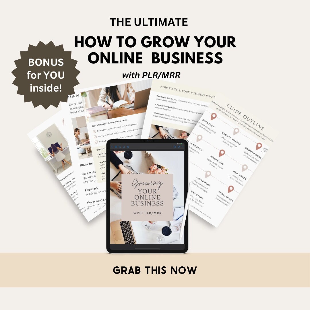Done for You: How to Grow Your Online Business Ebook L Master Resell ...