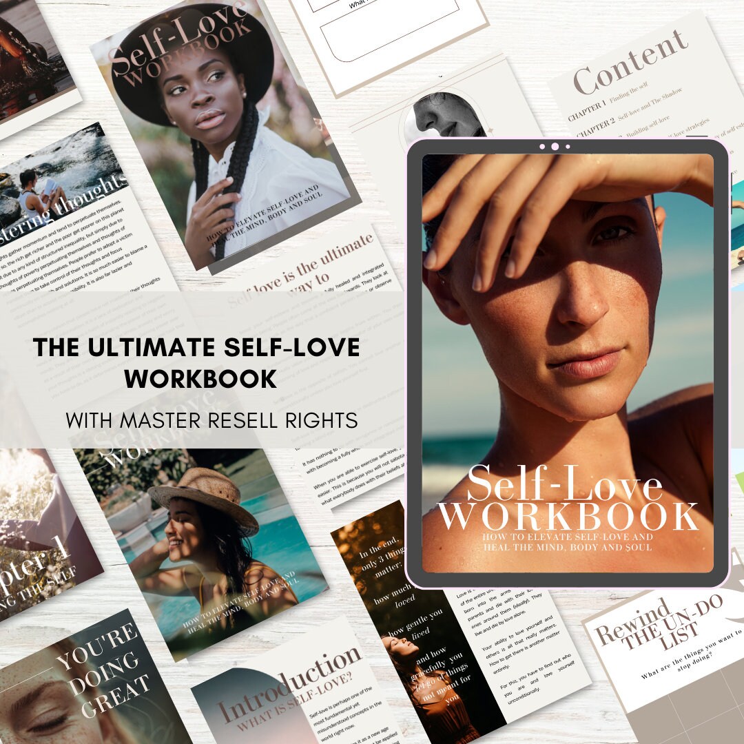 Done for You Self-love Workbook L Canva Template L Master Resell Rights ...