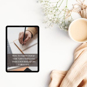 Done For You l How To Supercharge Your Sales With Less Than 1,000 Followers l PLR Ebook l Mrr l PLR/MRR l Master Resell Rights l Plr Ebook