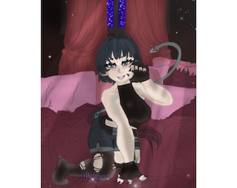 Jane Doe Flirty Rolled Posters (Zenless Zone Zero)