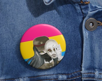 DR 3 Korekiyo Shinguji Pansexual Pride Pin Buttons
