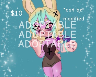 PigBunny Girl Hybrid Adopt! Furry Adoptable