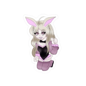 Kaede Akamatsu Inspired Bunnygirl Halloween Costume Kiss-Cut Vinyl Decals