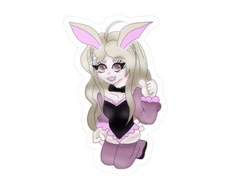Kaede Akamatsu Inspired Bunnygirl Halloween Costume Kiss-Cut Vinyl Decals