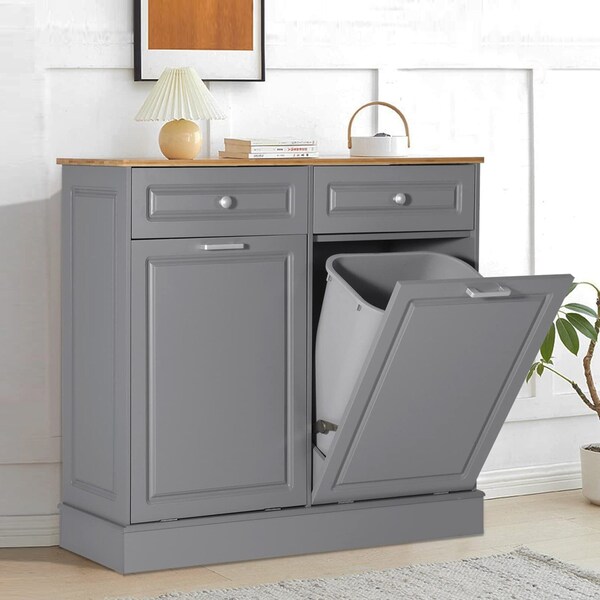 Double Trash Drawer Etsy