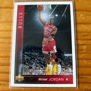 Michael Jordan Upper Deck Etsy Australia