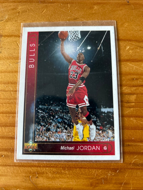 Michael Jordan 93 94 Upper Deck Basketball Card Etsy