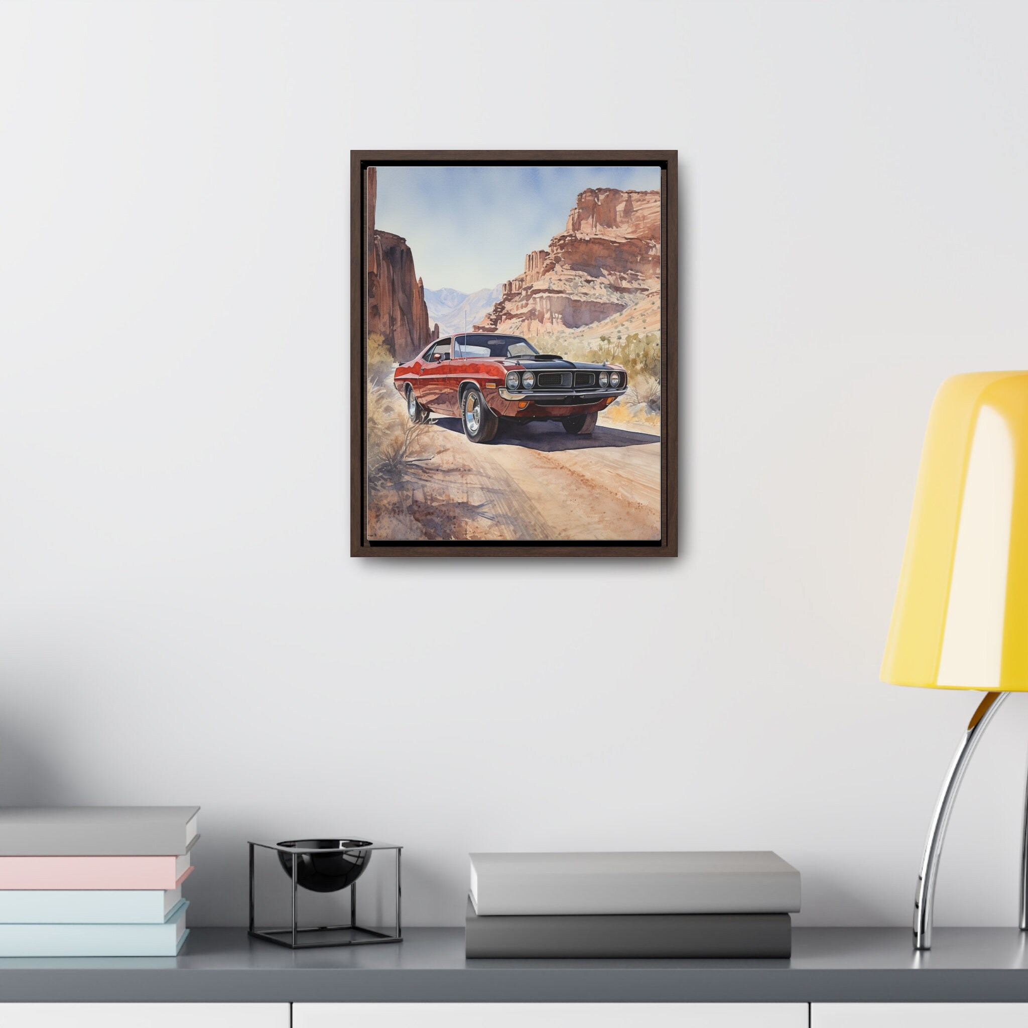 1970 DODGE CHALLENGER GICLEE CANVAS ART PRINT POSTER